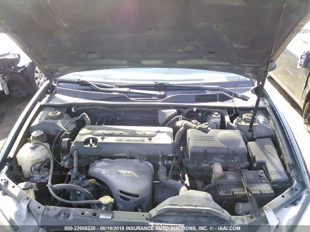 4T1BE32K84U351274 - 2004 TOYOTA CAMRY LE/XLE/SE მწვანე ფოტო 10