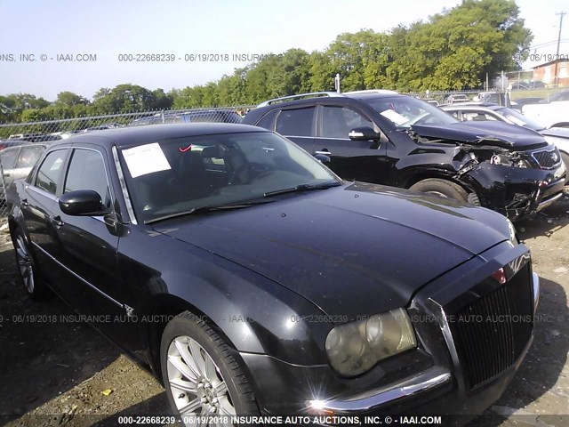 2C3KA63H97H805158 - 2007 CHRYSLER 300C BLACK photo 1