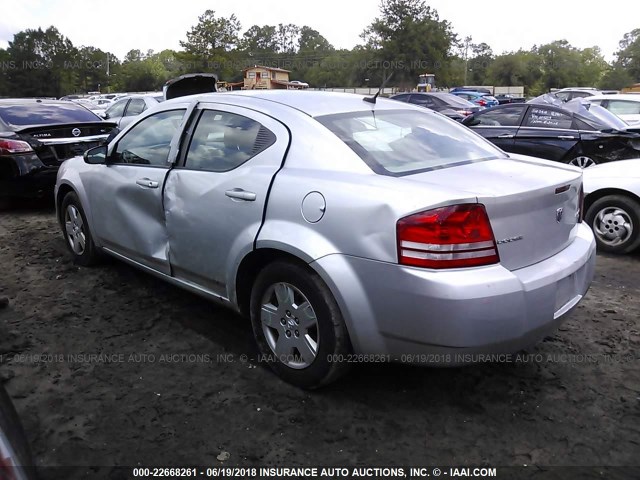 1B3CC4FB5AN171627 - 2010 DODGE AVENGER SXT SILVER photo 3