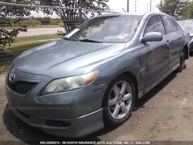 4T1BE46K19U920456 - 2009 TOYOTA CAMRY SE/LE/XLE GREEN photo 2