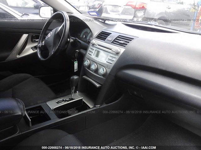 4T1BE46K19U920456 - 2009 TOYOTA CAMRY SE/LE/XLE GREEN photo 5