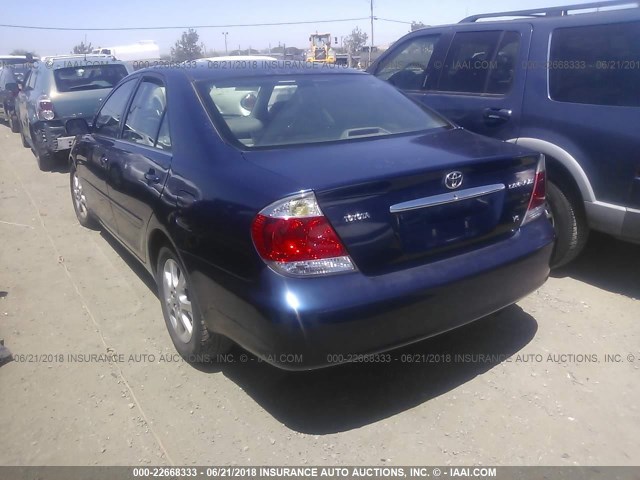 4T1BF30K95U086236 - 2005 TOYOTA CAMRY LE/XLE/SE 蓝色 照片 3