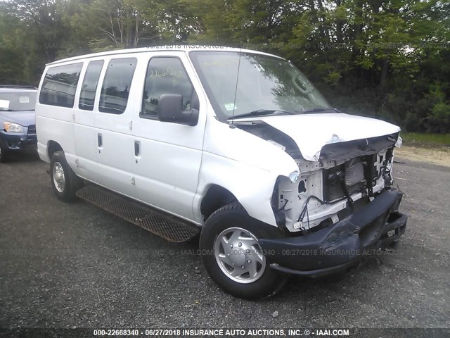 1FTNE2EW4DDB08796 - 2013 FORD ECONOLINE E250 VAN WHITE photo 1