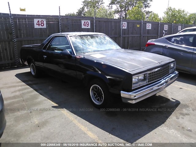 3GCCW80Z2FS905513 - 1985 CHEVROLET EL CAMINO BLACK photo 1