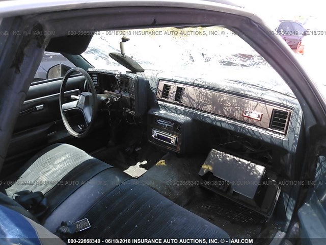 3GCCW80Z2FS905513 - 1985 CHEVROLET EL CAMINO BLACK photo 5