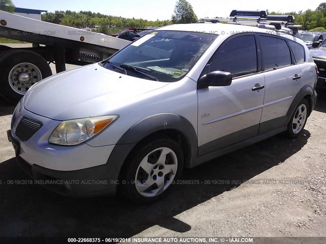 5Y2SL63805Z461108 - 2005 PONTIAC VIBE SILVER photo 2