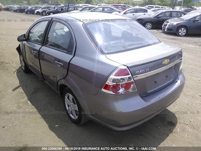 KL1TD5DE2AB103616 - 2010 CHEVROLET AVEO LS/LT 银色 照片 3