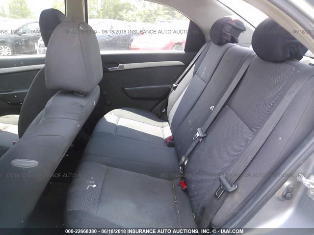 KL1TD5DE2AB103616 - 2010 CHEVROLET AVEO LS/LT 银色 照片 8