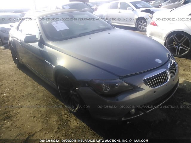 WBAEK73435B324964 - 2005 BMW 645 CI AUTOMATIC GRAY photo 1