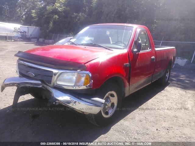 1FTRF17273NA82710 - 2003 FORD F150 RED photo 2
