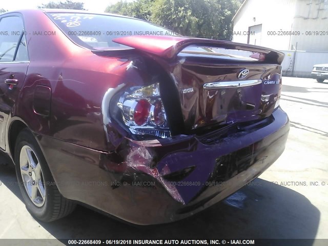 4T1BE32K86U132639 - 2006 TOYOTA CAMRY LE/XLE/SE Qırmızı foto 6