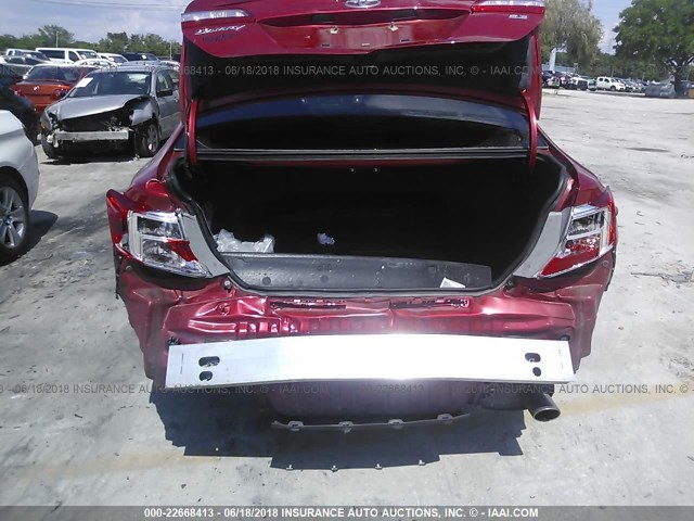 4T1BF1FK0CU563161 - 2012 TOYOTA CAMRY SE/LE/XLE 红色 照片 6