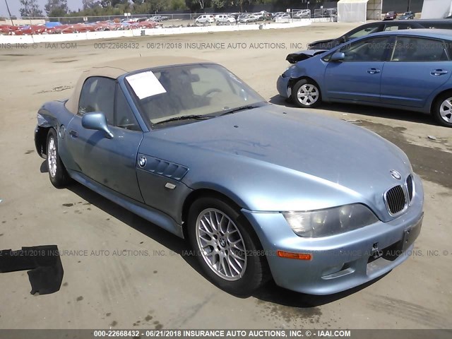 WBACH3348YLF43841 - 2000 BMW Z3 2.8 BLUE photo 1