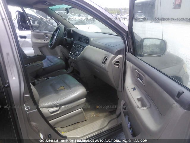 5FNRL18063B114955 - 2003 HONDA ODYSSEY EXL GOLD photo 5