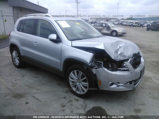 WVGBV7AX0BW534383 - 2011 VOLKSWAGEN TIGUAN S/SE/SEL SILVER photo 1