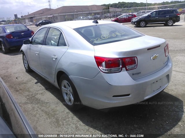 1G11B5SL9EF155582 - 2014 CHEVROLET MALIBU LS SILVER photo 3