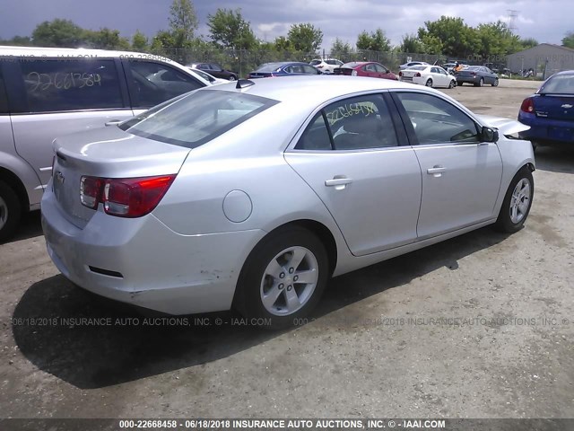 1G11B5SL9EF155582 - 2014 CHEVROLET MALIBU LS SILVER photo 4