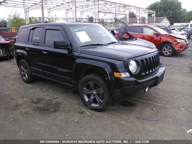 1C4NJRFB6FD217506 - 2015 JEEP PATRIOT LATITUDE BLACK photo 1