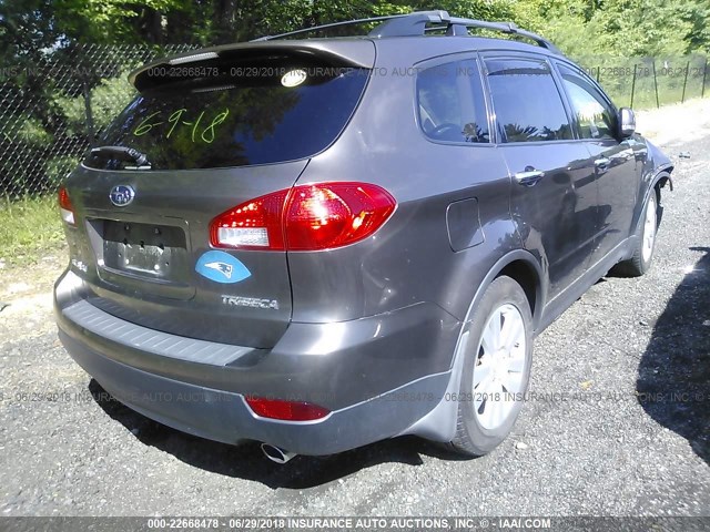 4S4WX92D684403264 - 2008 SUBARU TRIBECA LIMITED BROWN photo 4