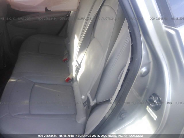 JN8AS58V38W144327 - 2008 NISSAN ROGUE S/SL GRAY photo 8