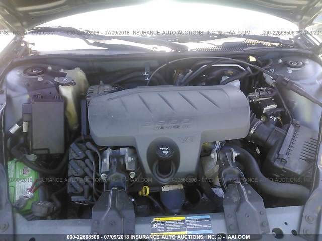 2G2WP582861185246 - 2006 PONTIAC GRAND PRIX GREEN photo 10