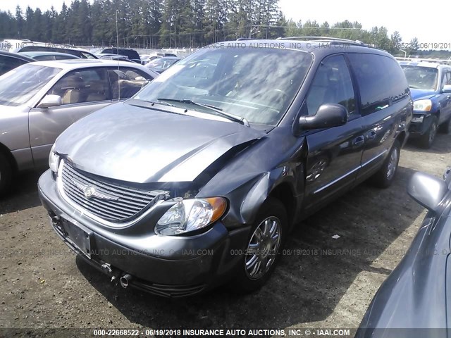 2C4GP54L94R548571 - 2004 CHRYSLER TOWN & COUNTRY TOURING GRAY photo 2