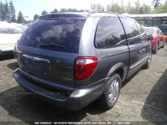 2C4GP54L94R548571 - 2004 CHRYSLER TOWN & COUNTRY TOURING GRAY photo 4