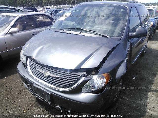 2C4GP54L94R548571 - 2004 CHRYSLER TOWN & COUNTRY TOURING GRAY photo 6