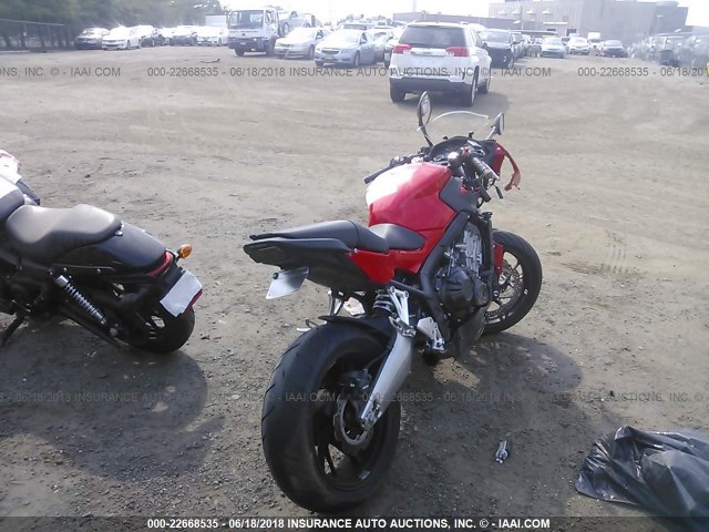 MLHRC7400E5000962 - 2014 HONDA CBR650 F RED photo 4