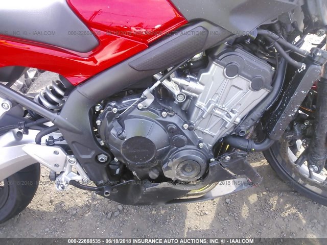 MLHRC7400E5000962 - 2014 HONDA CBR650 F RED photo 8