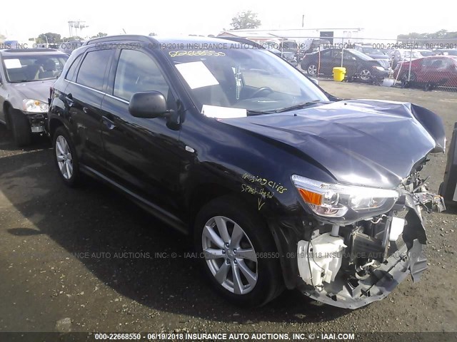 4A4AR4AU2DE019024 - 2013 MITSUBISHI OUTLANDER SPORT SE BLACK photo 1