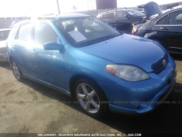 2T1KR32E37C644312 - 2007 TOYOTA COROLLA MATRIX XR BLUE photo 1