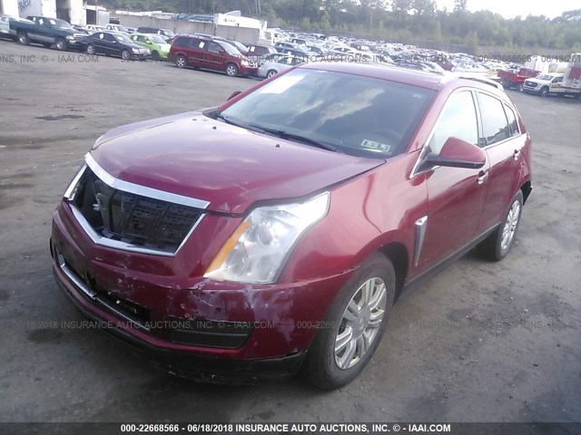 3GYFNEE32FS509014 - 2015 CADILLAC SRX LUXURY COLLECTION RED photo 2