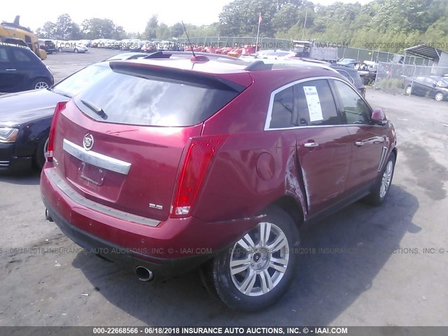 3GYFNEE32FS509014 - 2015 CADILLAC SRX LUXURY COLLECTION RED photo 4