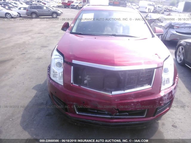 3GYFNEE32FS509014 - 2015 CADILLAC SRX LUXURY COLLECTION RED photo 6