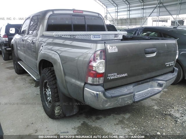 3TMJU4GN3AM099610 - 2010 TOYOTA TACOMA DOUBLE CAB PRERUNNER BROWN photo 3
