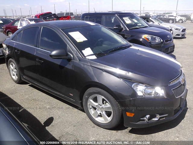 1G1PC5SB5E7184649 - 2014 CHEVROLET CRUZE LT BLACK photo 1