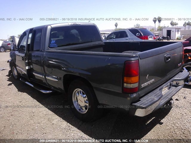 2GTEC19V521269524 - 2002 GMC NEW SIERRA C1500 GRAY photo 3