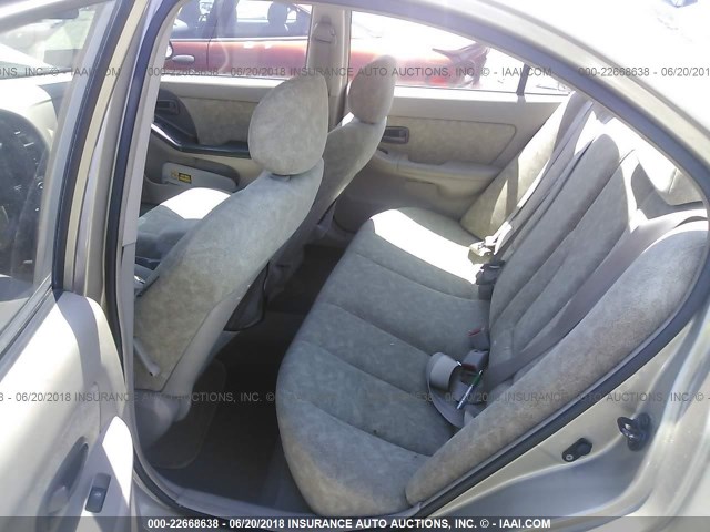 KMHDN45D51U156157 - 2001 HYUNDAI ELANTRA GLS/GT GOLD photo 8