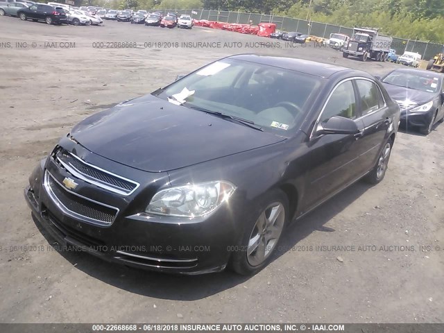 1G1ZH57B494160689 - 2009 CHEVROLET MALIBU 1LT 黑色 照片 2
