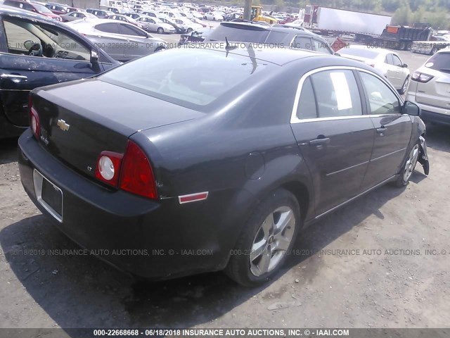 1G1ZH57B494160689 - 2009 CHEVROLET MALIBU 1LT 黑色 照片 4