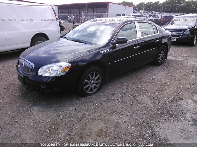 1G4HD57288U145699 - 2008 BUICK LUCERNE CXL BLACK photo 2