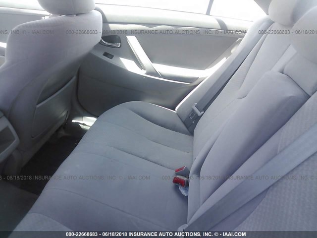 4T1BE46K07U516092 - 2007 TOYOTA CAMRY NEW GENERAT CE/LE/XLE/SE SILVER photo 8