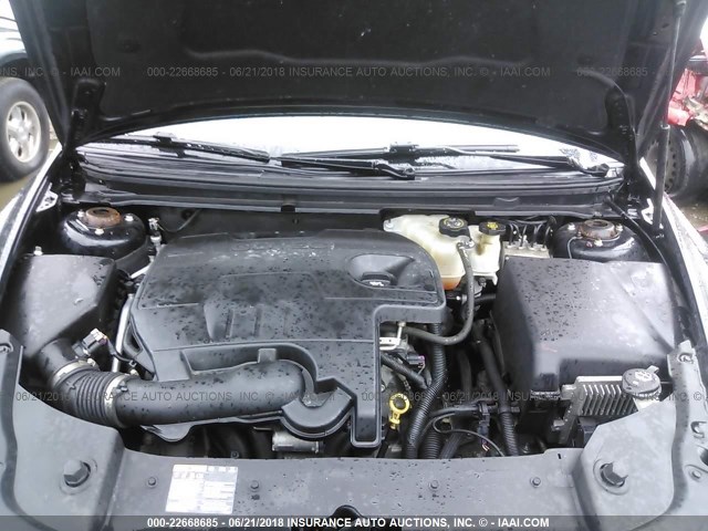 1G1ZB5E03CF237714 - 2012 CHEVROLET MALIBU LS BLACK photo 10