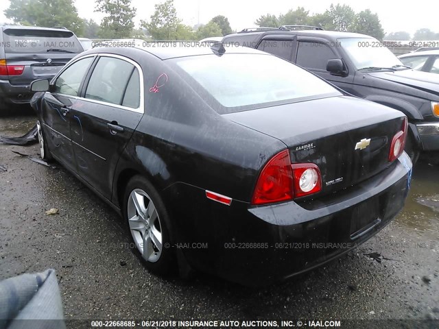 1G1ZB5E03CF237714 - 2012 CHEVROLET MALIBU LS BLACK photo 3