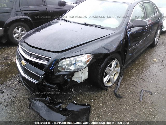 1G1ZB5E03CF237714 - 2012 CHEVROLET MALIBU LS BLACK photo 6