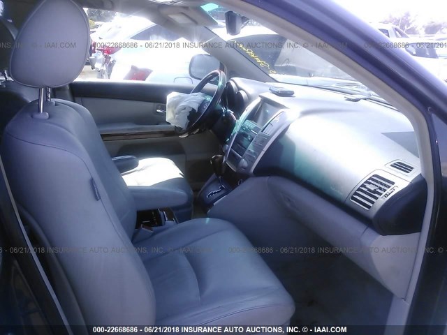 JTJGW31U972004513 - 2007 LEXUS RX 400H GRAY photo 5