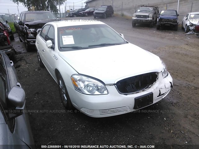 1G4HD57277U133901 - 2007 BUICK LUCERNE CXL WHITE photo 1