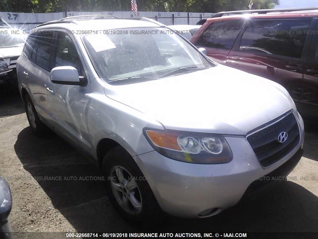 KM8SG13D57U145199 - 2007 HYUNDAI SANTA FE GLS SILVER photo 1