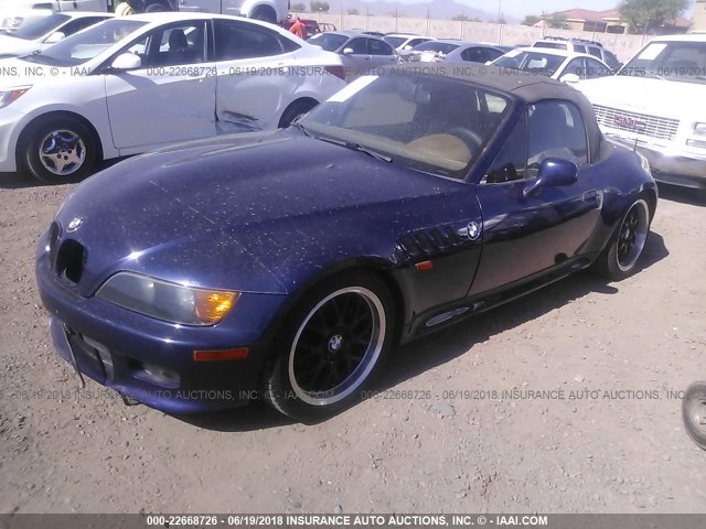 4USCJ3330WLC15075 - 1998 BMW Z3 2.8 Navy photo 2